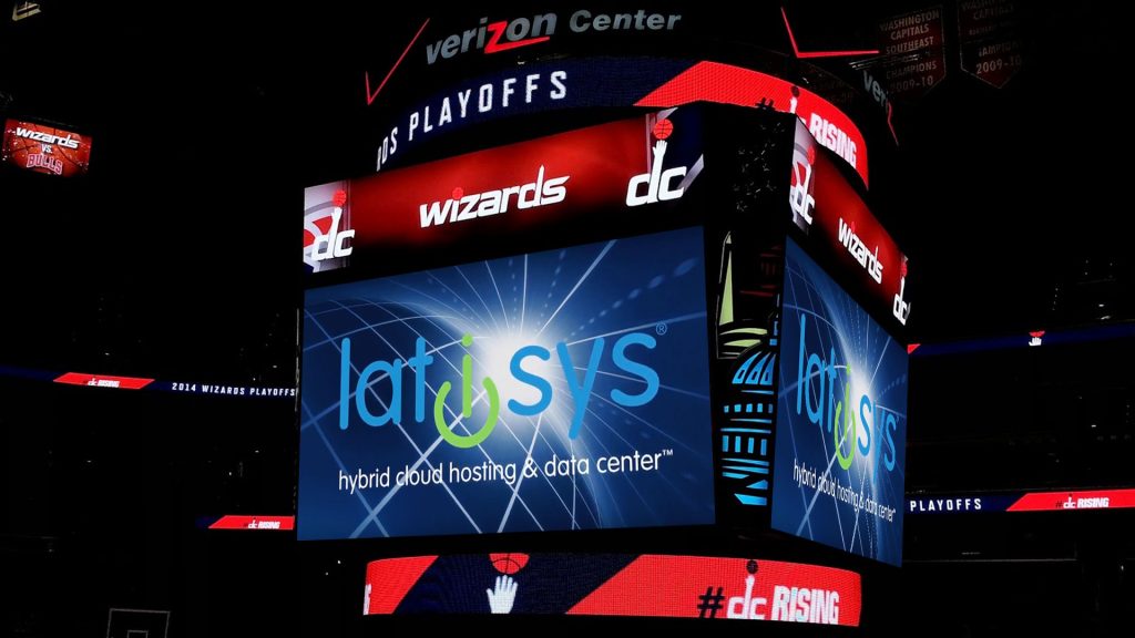 data center provider latisys engaged mesh omnimedia to create a corporate overview video which was resourced for a commercial that played on the scoreboard in the verizon center