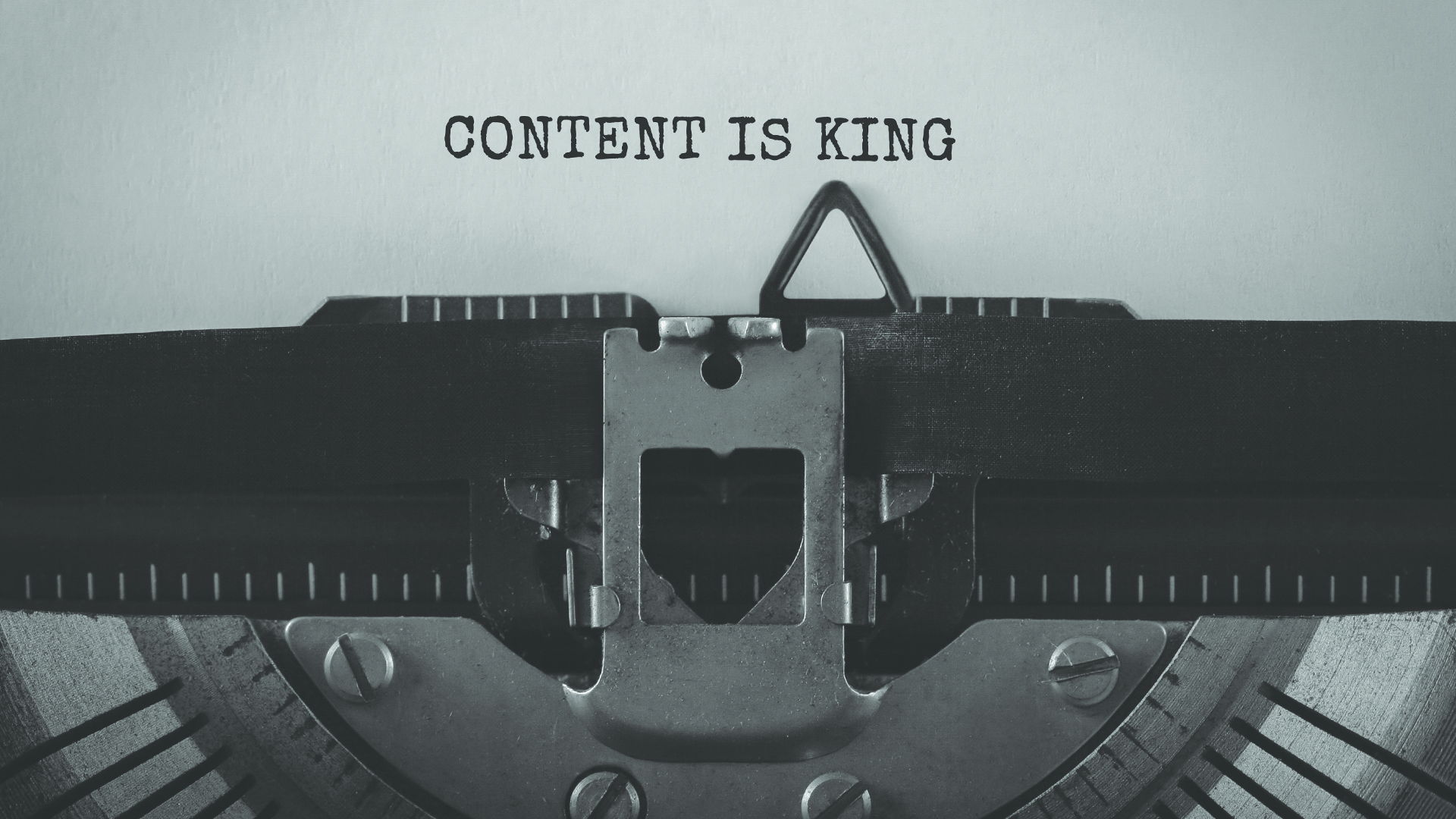 Content is king blog banner